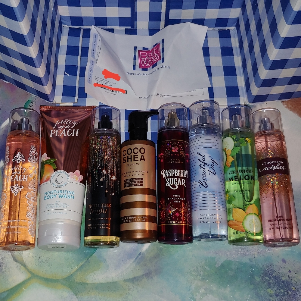 😍 Bath & Body Works 6 Sprays 1 Lotion 1 Body Wash